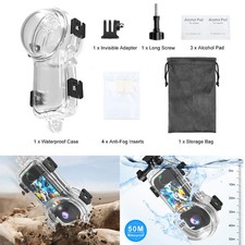 50m Underwater Case Waterproof Diving Housing Shell For Insta360 X4 Air Camera