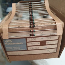 ROE SK2 VINTAGE 5K1 5% 1/4W CARBON RESISTORS MARSHALL AMP EQ PIHER QUALty!50PCS!