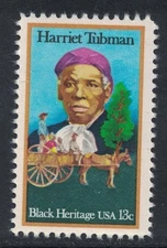 Scott 1744- Harriet Tubman, Abolitionist- MNH 13c 1978- unused mint stamp