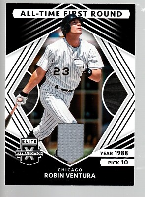 2022 Elite Extra Edition All Time First Round Materials #AT-RV Robin Ventura