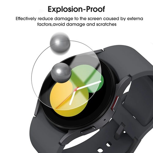Pour Samsung Galaxy Watch 4/5/6/7 40mm 44mm Protection écran Verre Trempé - Photo 11 sur 13