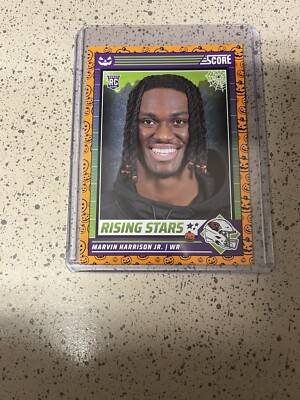 2024 Score A Treat #38 Marvin Harrison JR. RC Orange Pumpkin Pre-Owned