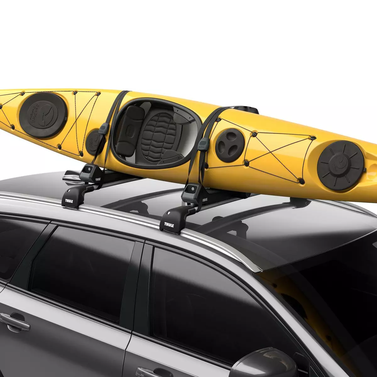 Thule 849 Hull a Port Aero Kayak Carrier Roof Rack Water Sports