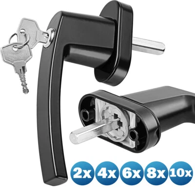 MONZANA® Fenstergriff Abschließbar Edelstahl Kindersicherung Gleichschließend - Bild 1 von 4