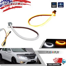 For 2013-15 Honda Accord Switchback DRL LED Strip Lights Headlight Retrofit Kit