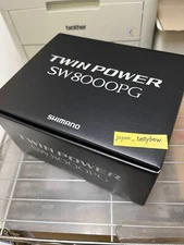 Shimano 21 TWIN POWER SW 8000PG Spinning Reel New in Box Made in Japan