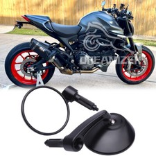 Motorcycle 7/8" Round Bar End Side Mirrors For Ducati Monster 937 696 750 1200