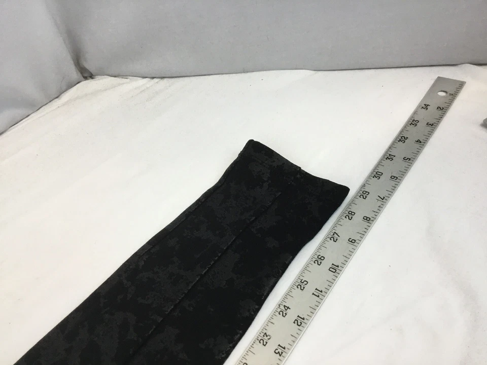 Coppery Key Stretch Pants Small Black Rayon Nylon Stretch Worn 1x YGI S1-47 - Image 3 of 4