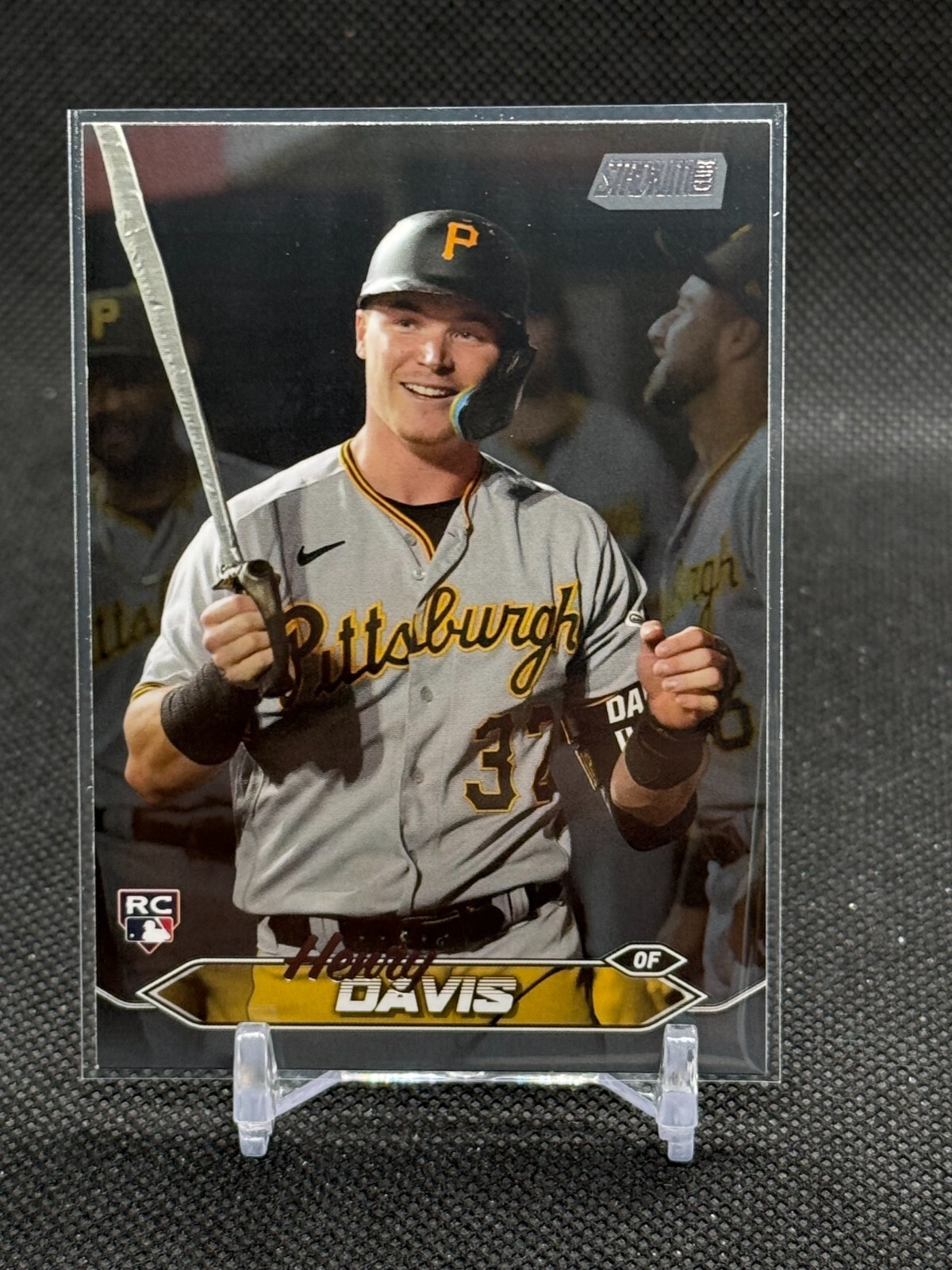 2024 Stadium Club BLACK FOIL Henry Davis ROOKIE #207 - Pittsburgh Pirates
