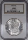 1882 $1 NGC MS 63 Silver Morgan Dollar [009]