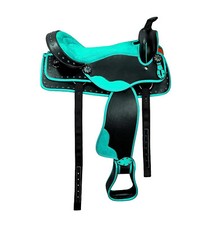 New Synthetic Western Barrel Racing Horse Saddle  Tack Size12 13 14 15 16 17 18