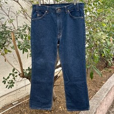 Vintage 1994 Levi  s 517 Bootcut Jeans 36x29 Dark Blue USA Made