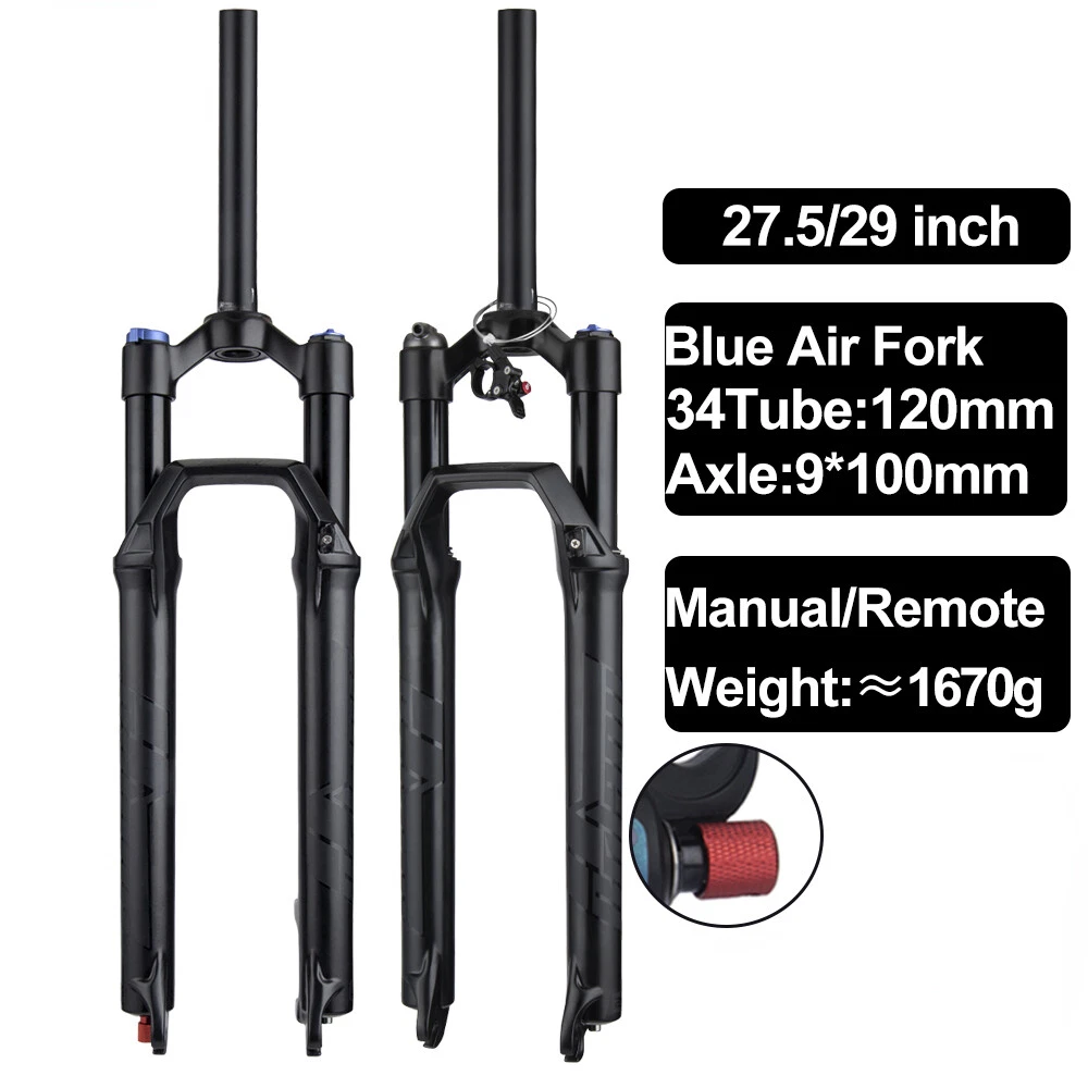 MTB Bicycle Air Fork 27.5 29 Inch Mountain Bike Front Suspension
