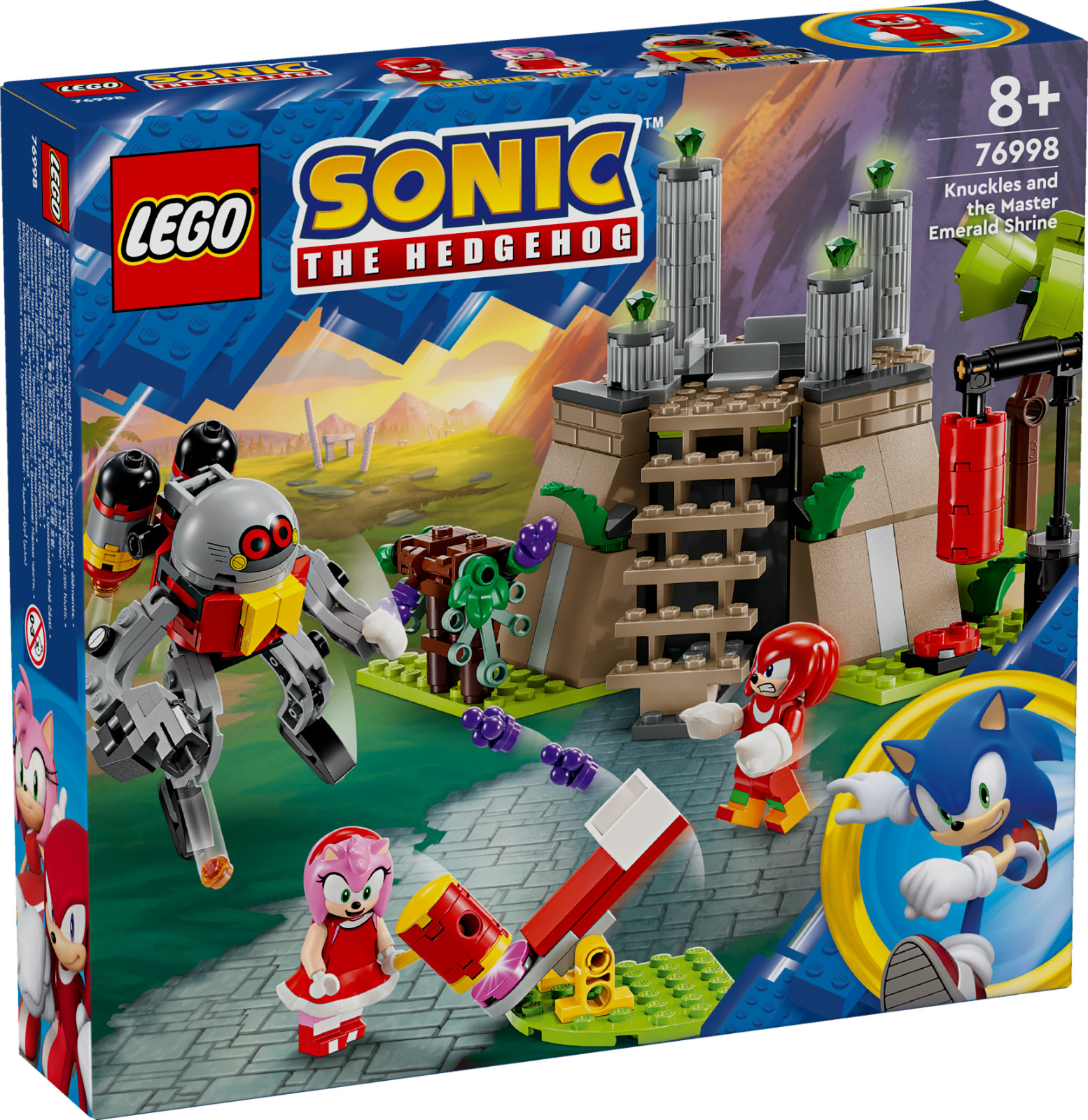 Set LEGO Sonic 76998 Knuckles e Santuario Emerald - Regalo Bambini 8+