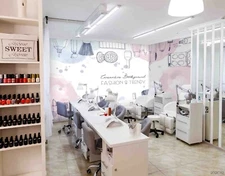 3D Cosmetic Graffiti Wallpaper Wall Mural Removable Self-adhesive Sticker1991