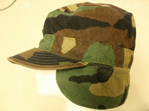 Military PATROL CAP HAT Woodland 