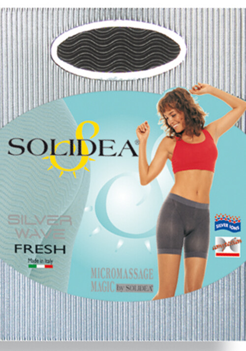 Solidea Silver Wave Fresh Pantaloncini Elastici Compressivi Colore Nero Taglia M