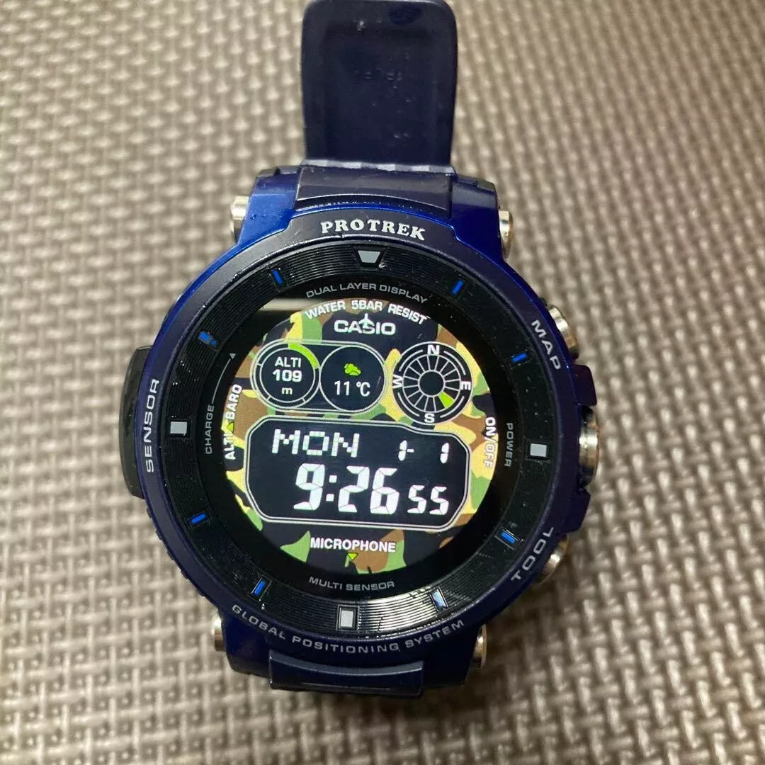 CASIO　プロトレックスマート　wsd-f30-bu