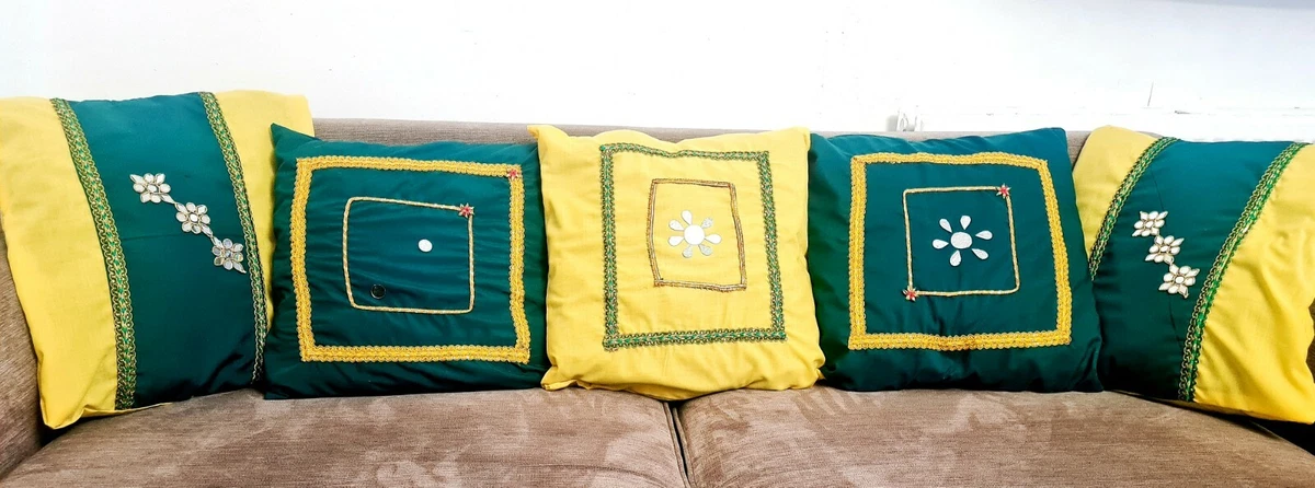 Mehndi clearance cushion covers