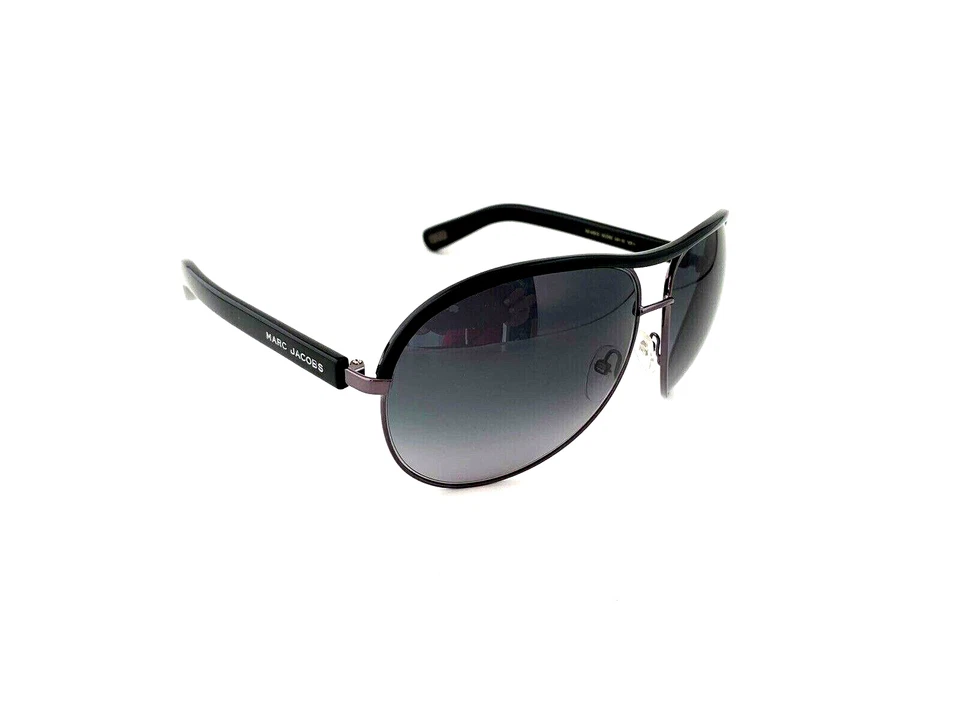Nuevas gafas de sol Marc Jacobs negras unisex aviador MJ 400S 9CZHD 64 13 125 ITALIA Foto 4 de 4