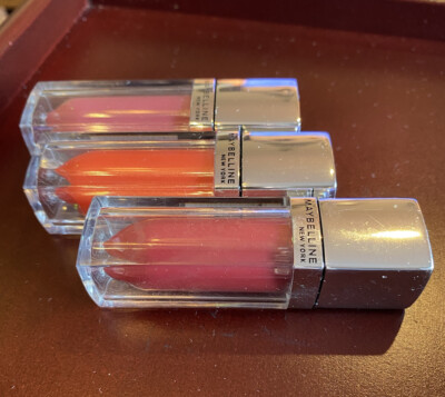 SEALED Bundle Of 3 Maybelline Color Elixir Sensational Lip Color