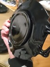 Set Of 5 Vtg L E Smith Mt Pleasant Black Glass 7" Two-Handled Plate Estate JJ#98 — photo 8