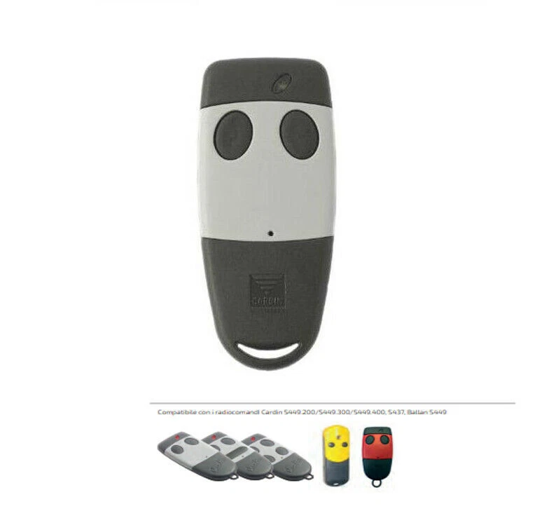TELECOMANDO PER CANCELLI CARDIN S449 TXQ449200 RADIOCOMANDO ROLLING ORIGINALE 43