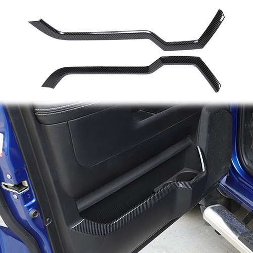 Front Inner Door Storage Box Edge Strips Decor ABS Trim For Dodge RAM 2010-2017 - Picture 2 of 9