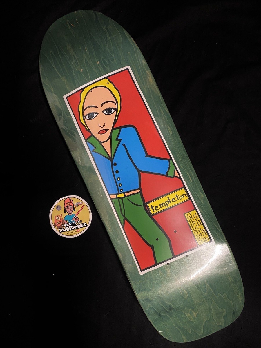 絶版‼️ Ed Templeton: Coming to grips RARE Ed Templeton New Deal Skateboard Deck Shaped Disco Man