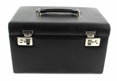 WINDROSE Ambiance Jewelry Box with 2 Closures Schmuckschatulle Black schwarz