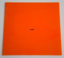 0125.30 - OPALESCENT ORANGE 5" x 5" BULLSEYE 3mm THICK GLASS 90 COE