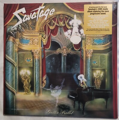Savatage Gutter Ballet Silver Vinyl 2 Record set new 