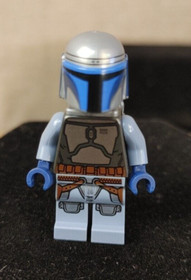 RARE Official Lego Star Wars Jango Fett Angry Face Minifigure from set 75191