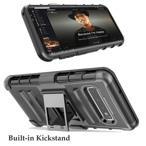 Funda protectora de grado militar + cable tipo C para Galaxy S10, S10e - Imagen 5 de 24