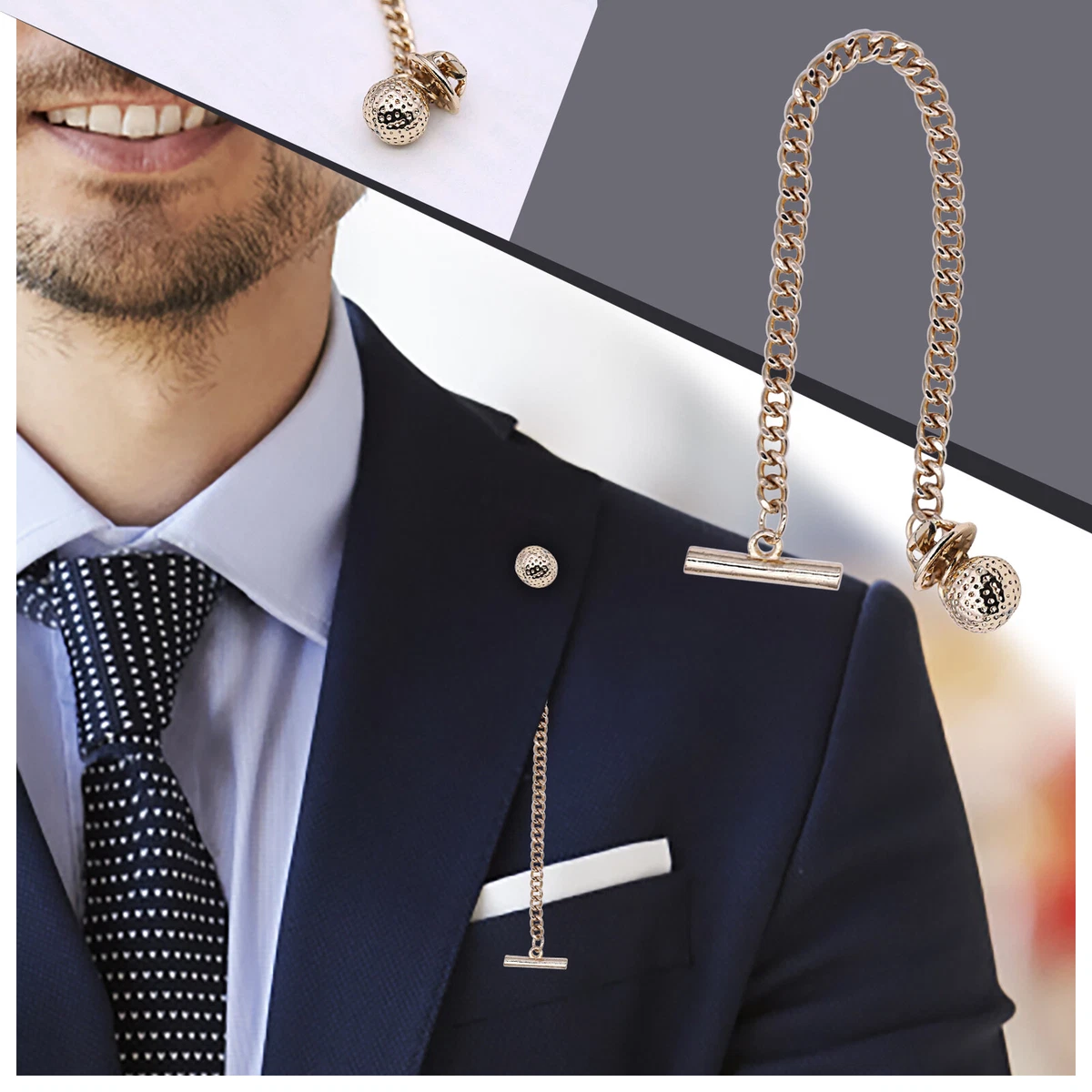 Collar on sale chain suit