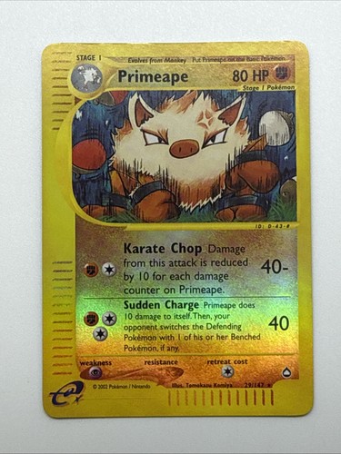 Primeape Aquapolis 29/147 - Reverse Holo LP