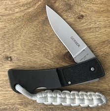 Gerber LST Folding Pocket Knife Black Handle Stainless Very Good Condition ￼