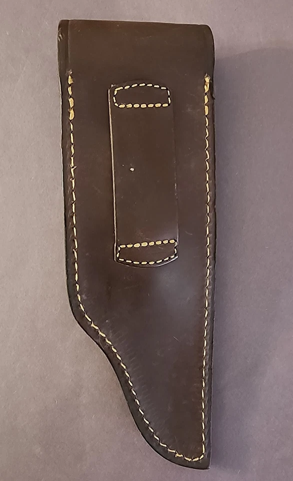 Faca de lâmina dobrável Muela Fury 7" com cabo Pakkawood e bainha de couro # 90069 - Imagem 4 de 4