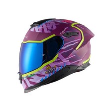 NEXX Y.100R Urbangram Helmet Aubergine X-Large 30% Off RRP