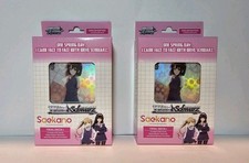 Weiss Schwarz TCG Trial Deck Cards SAEKANO Sealed X2