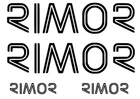 Rimor Motorhome Caravan 4x Decal Camper Sticker Vinyl Outdoor UV Resistant