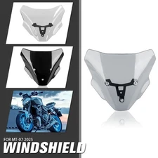 Windshield Windscreen Wind Screen Deflector Fairing Cover For Yamaha MT 07 2025+