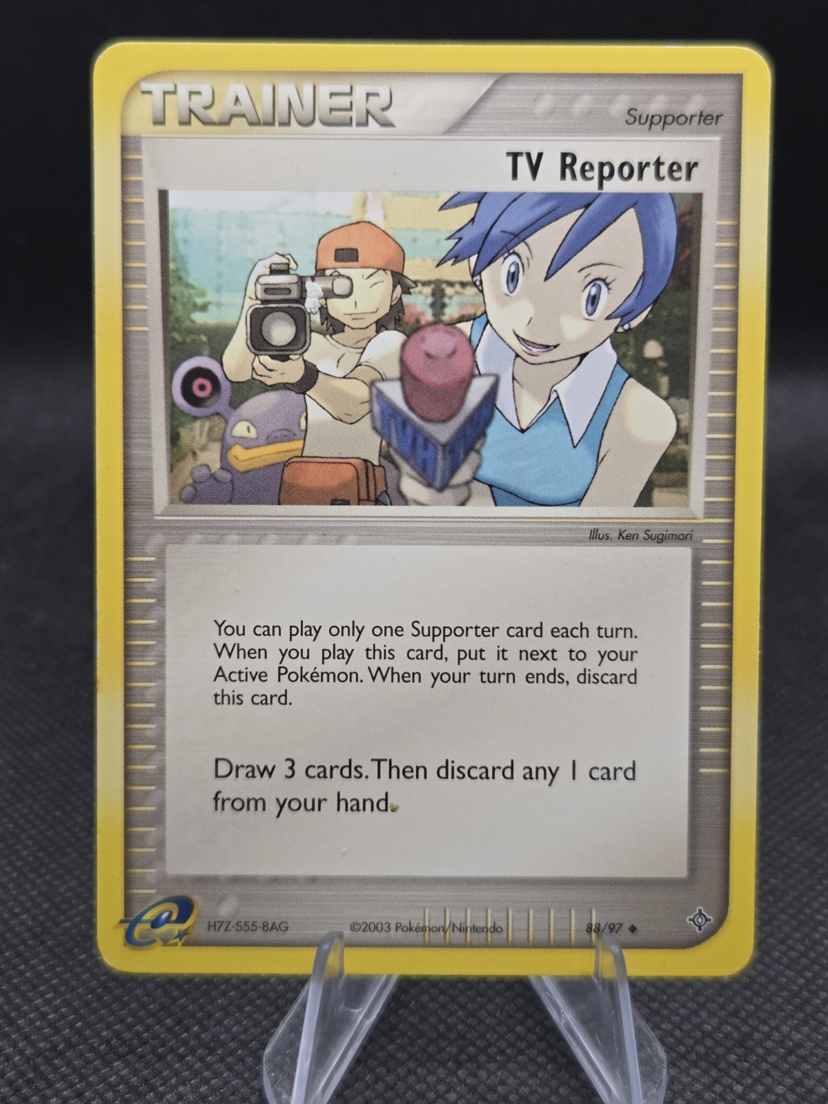 TV Reporter (Non-holo) 88/97 Pokemon Dragon - LP