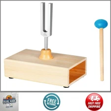 528Hz Tuning Fork Set – Aluminum Alloy with Wooden Resonance Box & Mallet