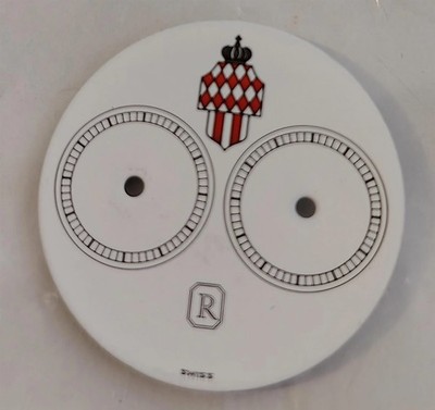 ZIFFERBLATT UHR ROBERGE GENEVE MONACO WAPPEN GRIMALDI SCHWEIZ VINTAGE