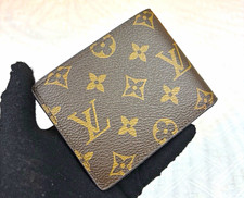 Louis Vuitton Monogram Bifold Men's Wallet Brown/Tan Folding Credit Card