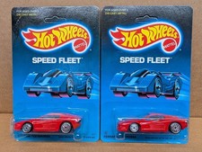 Hot Wheels 1988 Speed Fleet Ferrari Testarossa Variations [Lot of 2]
