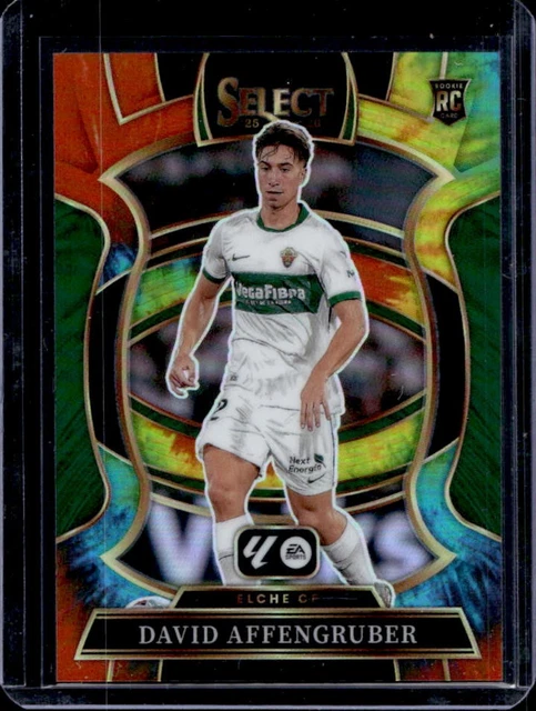 2025-26 Panini Select La Liga David Affengruber Terrace RC Tie-Dye Prizm #/25