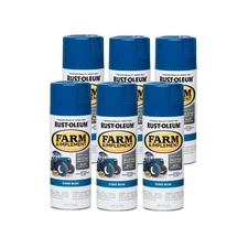 Ford Blue Spray Paint Pack of 6 Heavy Duty Rust Preventative Home Improvement