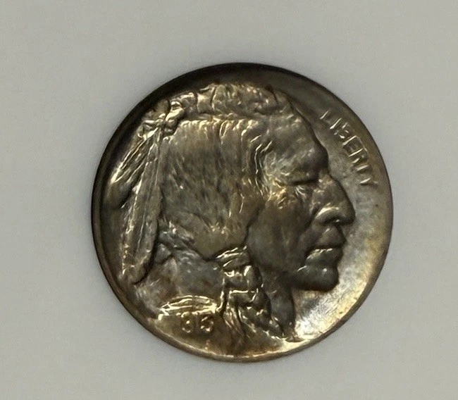1913 Buffalo Nickel- Type 1. MS62 NGC Great Color! - Image 2 of 3